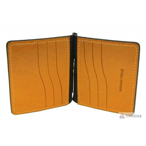 Зажим  Grande Pelle Quadro 11511040 чёрный с желтым
