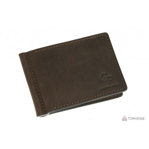 Зажим для купюр Grande Pelle 125120 коричневый