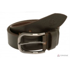 Шкіряний ремінь Grande Pelle Casual 411511200 шоколад