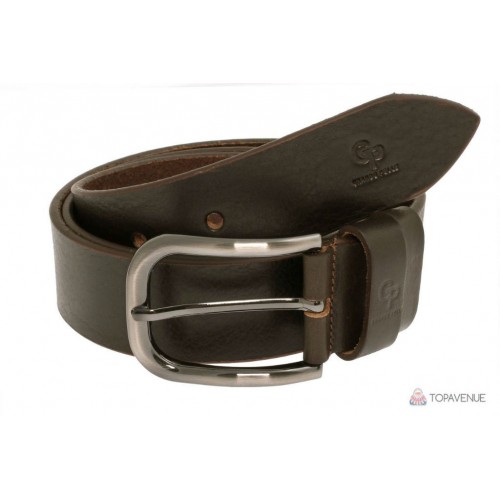 Кожаный ремень Grande Pelle Casual 411511200 шоколад