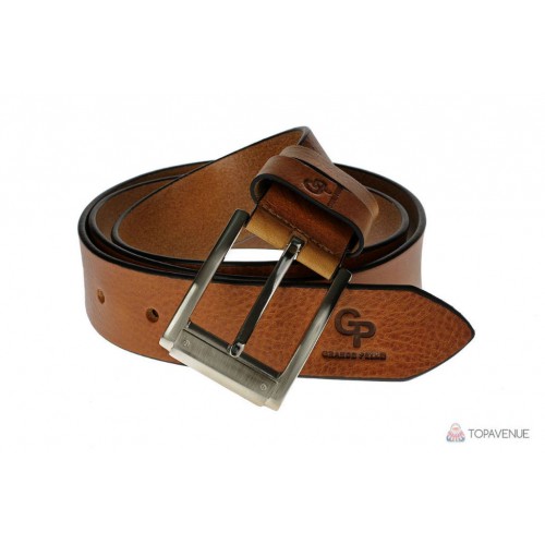 Кожаный ремень Grande Pelle Vite Brandy 414011500