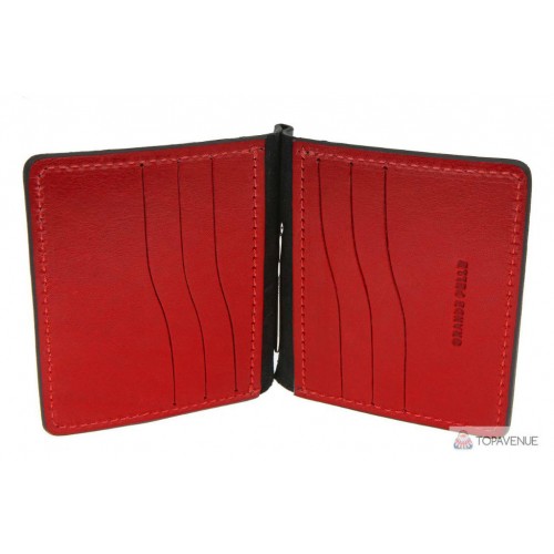 Зажим  Grande Pelle Quadro 11511060 чёрный с красным