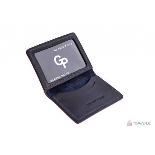 Обкладинка на автодокументи, права з відділами для карт Grande Pelle 211170 синя