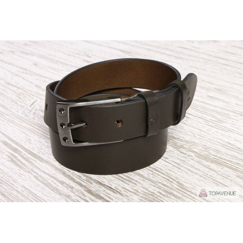 Шкіряний ремінь Grande Pelle Finestre 311513400 шоколад