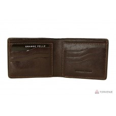 Портмоне Grande Pelle Onda 507620 шоколад