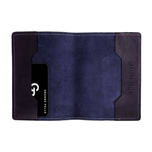 Обложка для паспорта Grande Pelle 252670 синяя