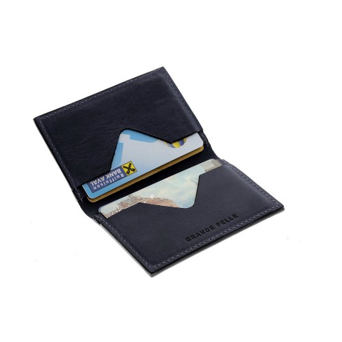 Кард-кейс Grande Pelle CardCase cartolina 303170 синій
