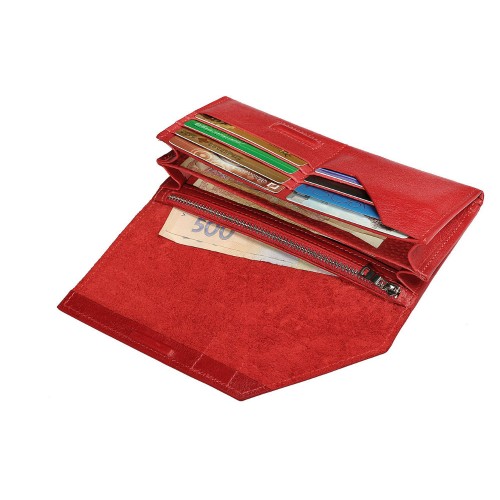 Портмоне Grande Pelle Festa 513660 глянець червоне