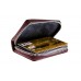 Візитниця на блискавці Grande Pelle 315623 бордо