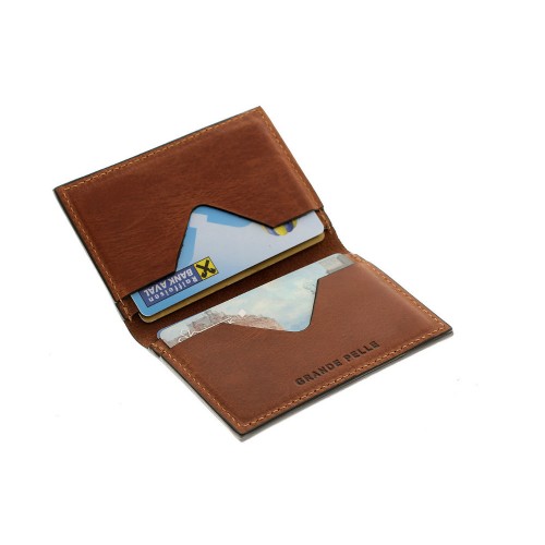 Кард-кейс Grande Pelle CardCase cartolina 303123 теракот