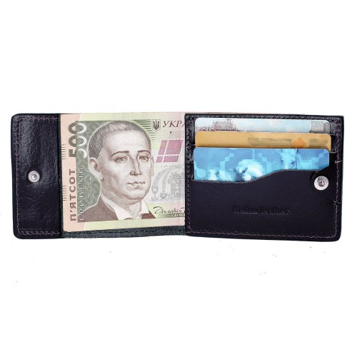 Кард-кейс Grande Pelle CardCase 308670 на кнопці tentare глянець синій