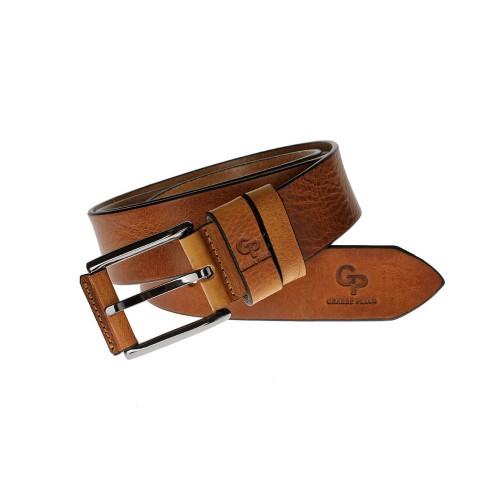 Кожаный ремень Grande Pelle Calvin Brandy 434013701 бренди