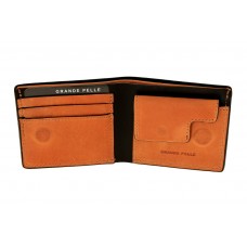 Портмоне Grande Pelle Магнит 50511040 черный с песочным