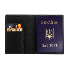 Обложка для паспорта Grande Pelle 255110 черная