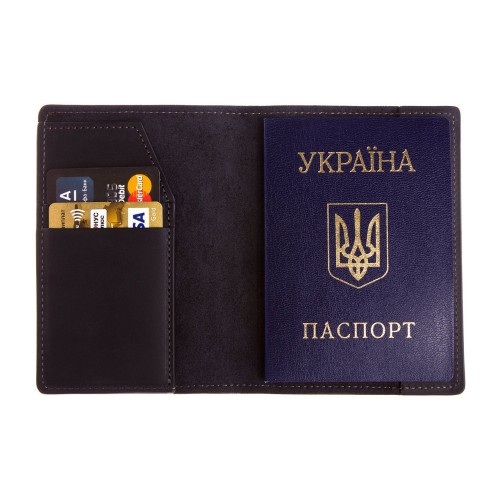 Обложка на паспорт Grande Pelle 255170 синяя