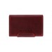 Візитниця на магніті Grande Pelle 302161 матова шкіра бордо