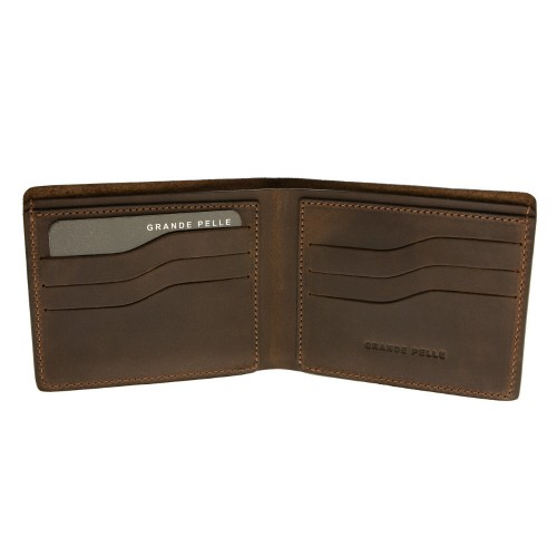 Портмоне Grande Pelle Onda 507120 терракот