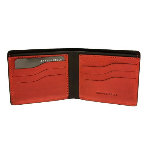 Портмоне Grande Pelle Onda 50711060 коричневое