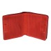 Портмоне Grande Pelle Lettera 537160 с монетницей красное