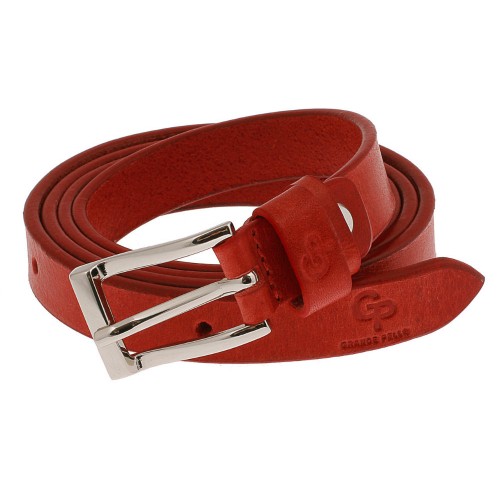 Ремень женский Grande Pelle Wave 260300400 красный