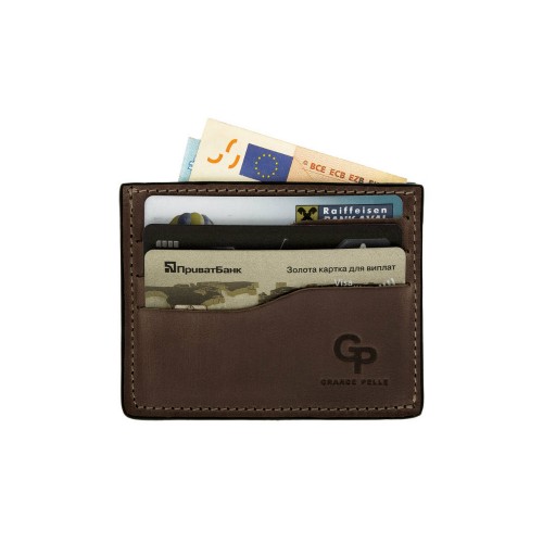Кард-кейс Grande Pelle CardCase 305120 шоколад