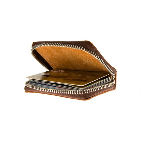 Візитниця на 24 карти Grande Pelle 315123 коричнева