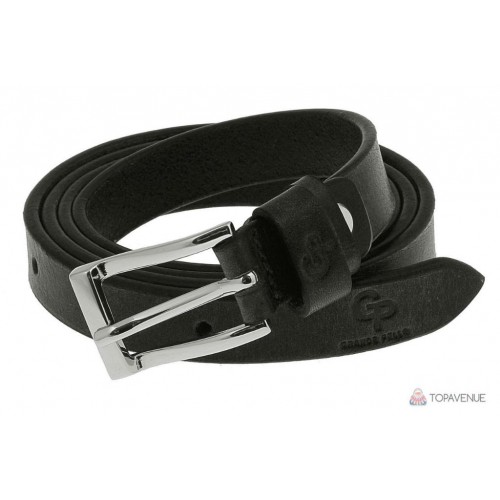 Ремень женский Grande Pelle Wave 230300400 чёрный