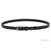 Ремень женский Grande Pelle Wave 230300400 чёрный