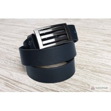 Шкіряний ремінь Grande Pelle Intermedio 331204541 синій