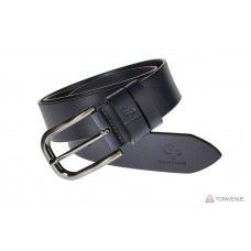 Шкіряний ремінь Grande Pelle Casual 431011200 синій