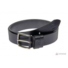 Шкіряний ремінь Grande Pelle Classico 431012300 синій