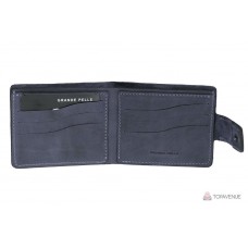 Портмоне Grande Pelle Onda 517170 синє