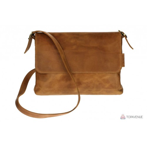 Сумка Мессенджер Grande Pelle 752123 терракот