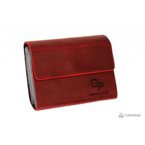 Візитниця на 48 карт Grande Pelle 312161 бордо матова