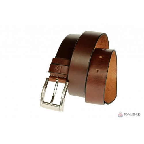 Шкіряний ремінь Grande Pelle Vite 416011500 каштан