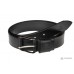 Шкіряний ремінь Grande Pelle Calvin 43051370413 чорний прошитий
