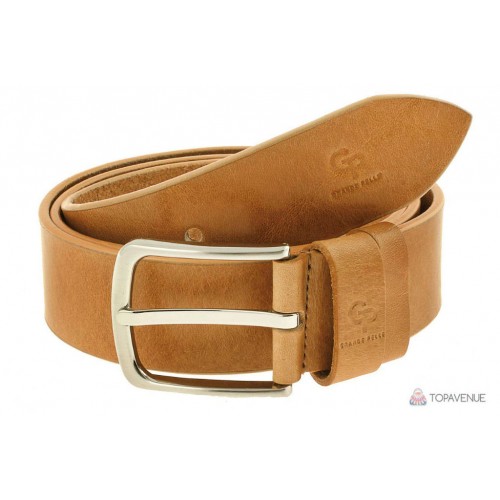 Шкіряний ремінь Grande Pelle Classico 432012300 рудий