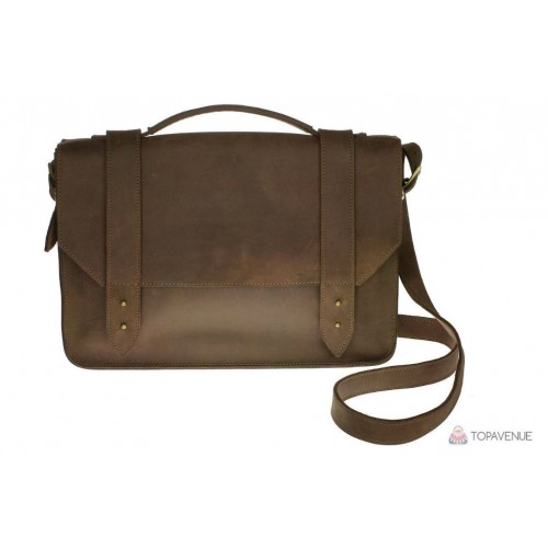 Портфель Grande Pelle 751120 шоколад