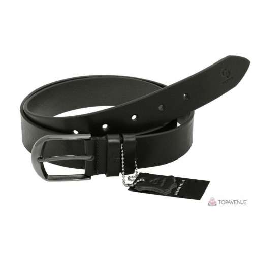 Шкіряний ремінь Grande Pelle Labbro 330512800 чорний