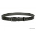 Шкіряний ремінь Grande Pelle Blazer 33051310012-1 чорний прошитий