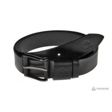 Шкіряний ремінь Grande Pelle Calvin 430513704 чорний
