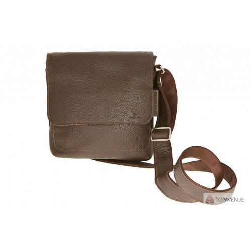 Сумка Месенджер Grande Pelle 754720 шоколад