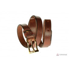 Ремень женский Grande Pelle Wave 214700300 коричневый
