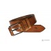 Шкіряний ремінь Grande Pelle Calvin 414513701 Brandy