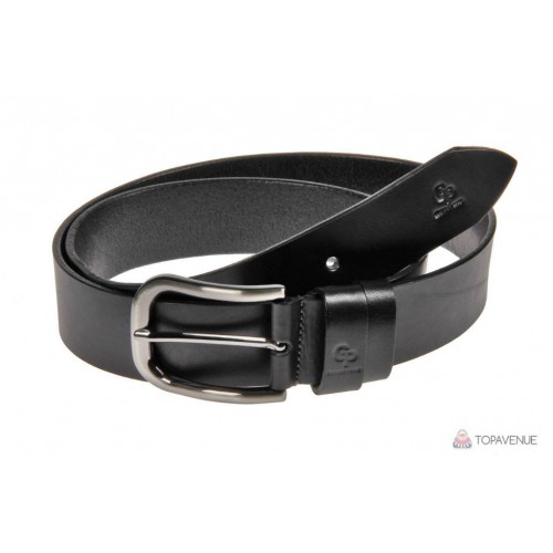 Кожаный ремень Grande Pelle Casual 430511200 чёрный