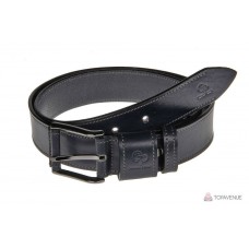Шкіряний ремінь Grande Pelle Calvin 43101370413 синій