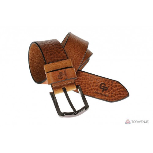 Кожаный ремень Grande Pelle Quadro 414508800 Brandy