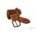 Кожаный ремень Grande Pelle Quadro 414508800 Brandy