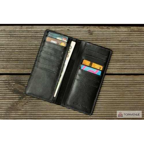 Портмоне візитниця Grande Pelle 522610 чорне