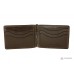 Затиск-портмоне Grande Pelle 109620 шоколад глянцевий